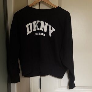 DKNY Black sweatshirt with White Logo